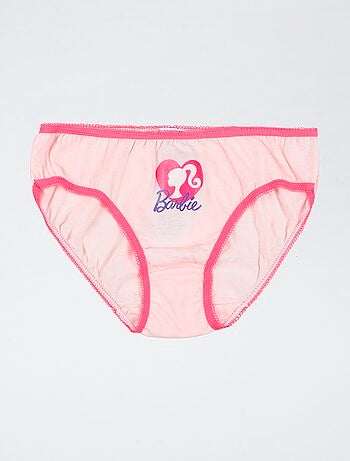 Conjunto de 3 cuecas 'Barbie' em algodão