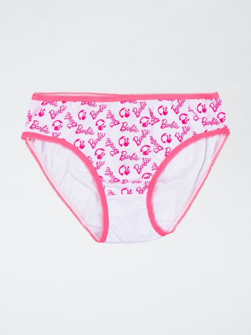 Conjunto de 3 cuecas 'Barbie' em algodão - Kiabi