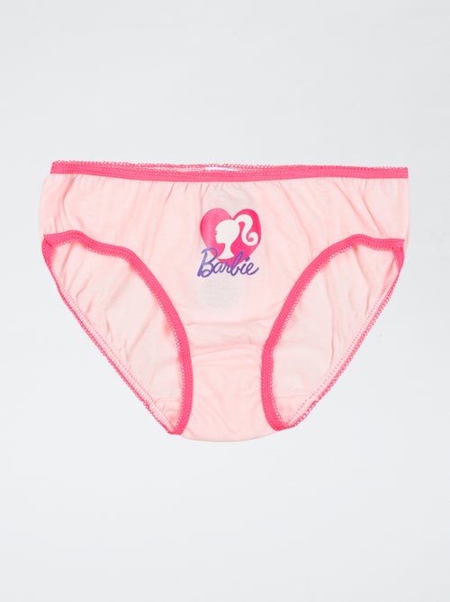 Conjunto de 3 cuecas 'Barbie' em algodão - Kiabi