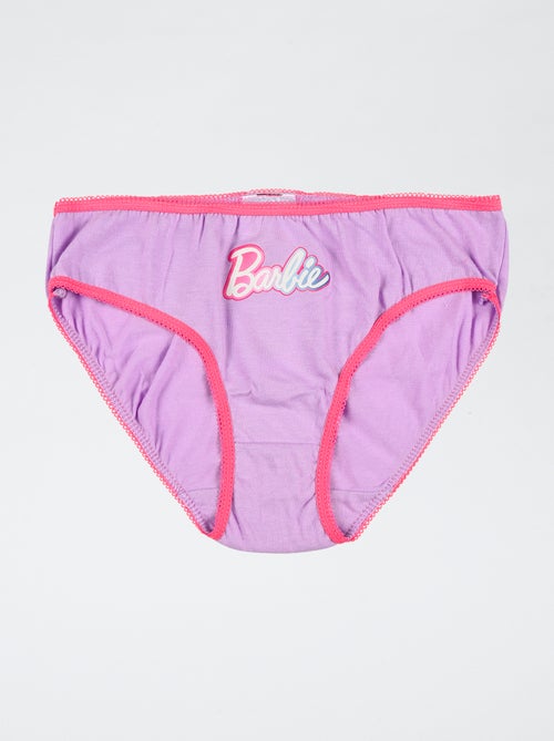 Conjunto de 3 cuecas 'Barbie' em algodão - Kiabi