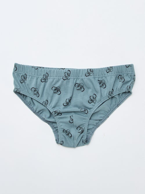 Conjunto de 3 cuecas 'Disney' em algodão - Kiabi