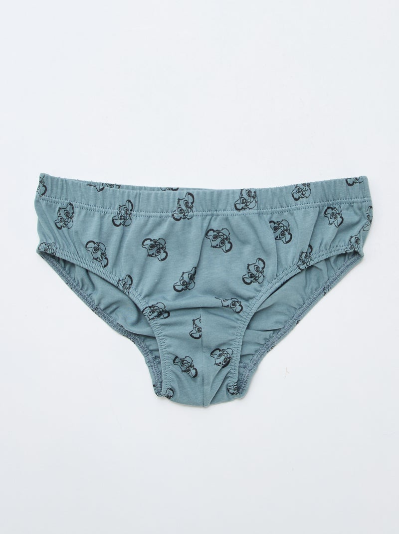 Conjunto de 3 cuecas 'Disney' em algodão Verde - Kiabi