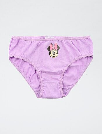 Conjunto de 3 cuecas 'Disney' 'Minnie' em algodão