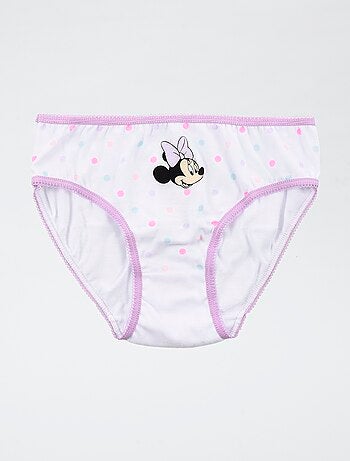 Conjunto de 3 cuecas 'Disney' 'Minnie' em algodão