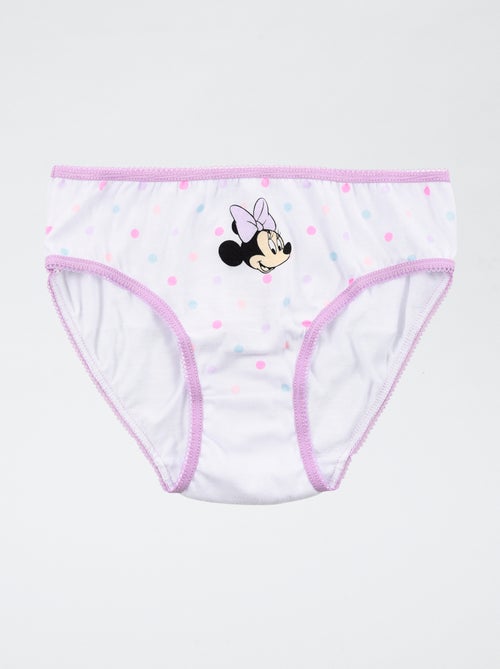 Conjunto de 3 cuecas 'Disney' 'Minnie' em algodão - Kiabi