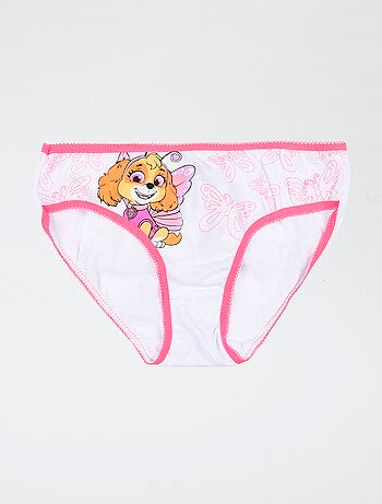 Conjunto de 3 cuecas 'Patrulha Pata' em algodão