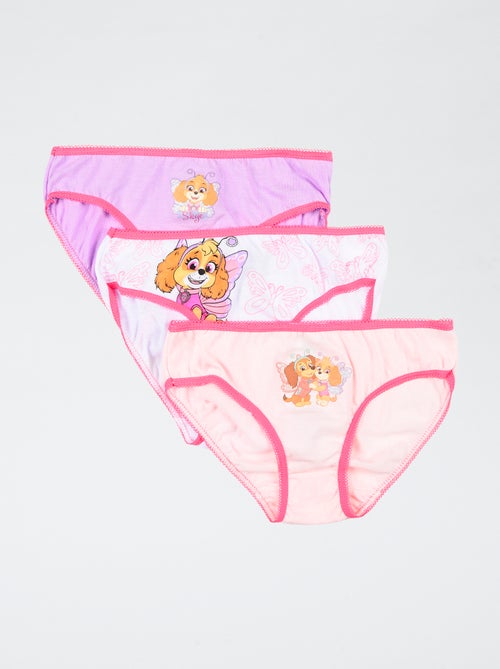 Conjunto de 3 cuecas 'Patrulha Pata' em algodão - Kiabi