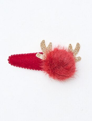 Conjunto de 3 ganchos de cabelo "clic clac" 'Natal'