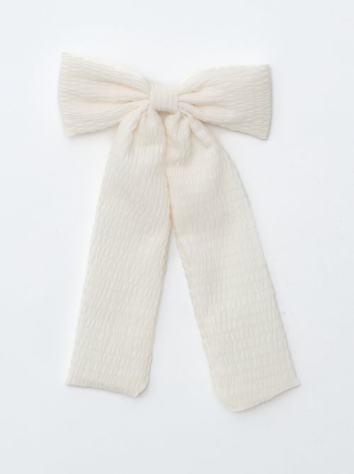 Conjunto de 3 ganchos de crocodilo com laço fantasia e fita - Kiabi