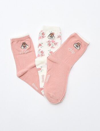 Conjunto de 3 meias fantasia 'Tic&Tac'
