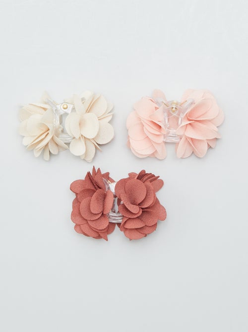 Conjunto de 3 molas para o cabelo - Kiabi