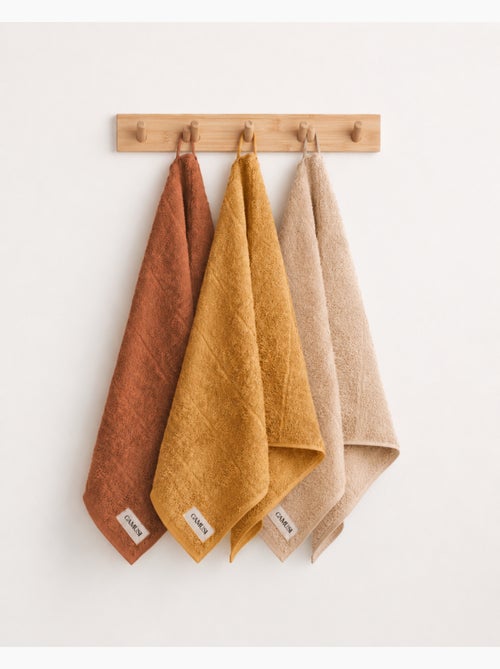 Conjunto de 3 panos de cozinha 100% algodão, cores sortidas, tecido turco - Gamusi. - Kiabi