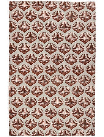 Conjunto de 3 panos de cozinha com motivos marinhos em algodão