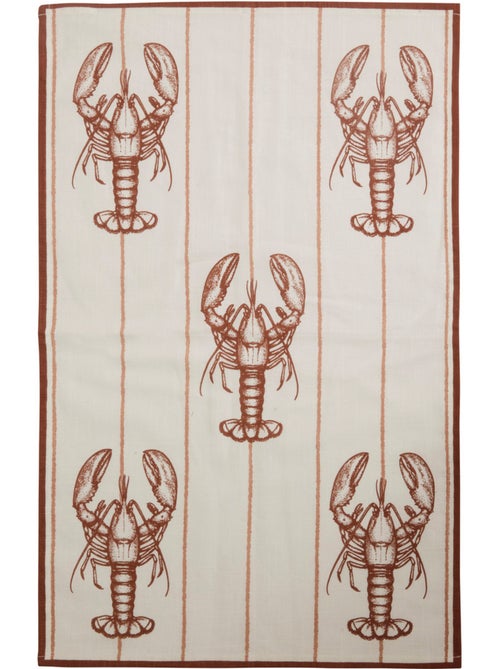 Conjunto de 3 panos de cozinha com motivos marinhos em algodão - Kiabi