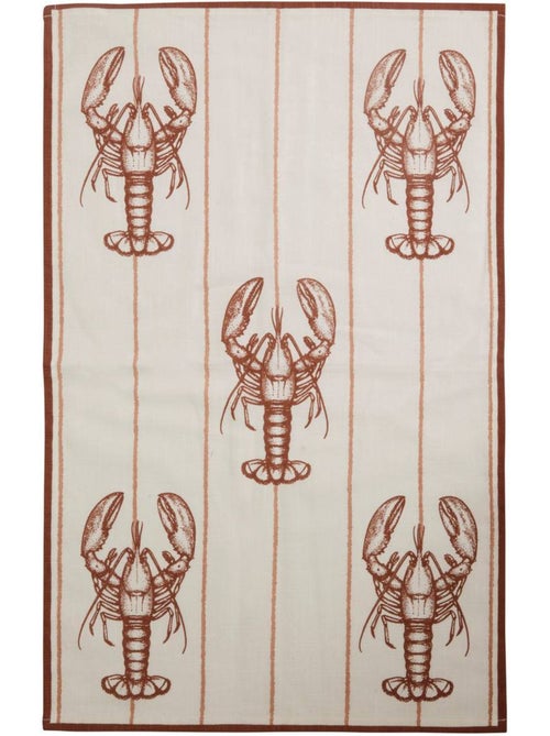 Conjunto de 3 panos de cozinha com motivos marinhos em algodão - Kiabi