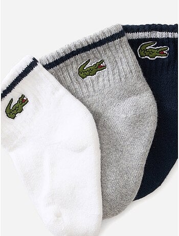 Conjunto de 3 pares de meias - lacoste