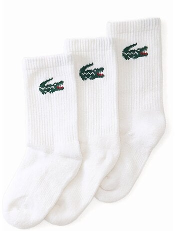 Conjunto de 3 pares de meias - lacoste