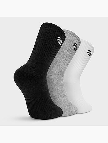 Conjunto de 3 pares de meias de desporto