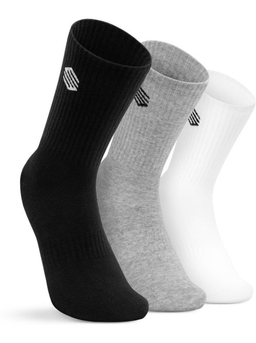 Conjunto de 3 pares de meias de desporto - Kiabi