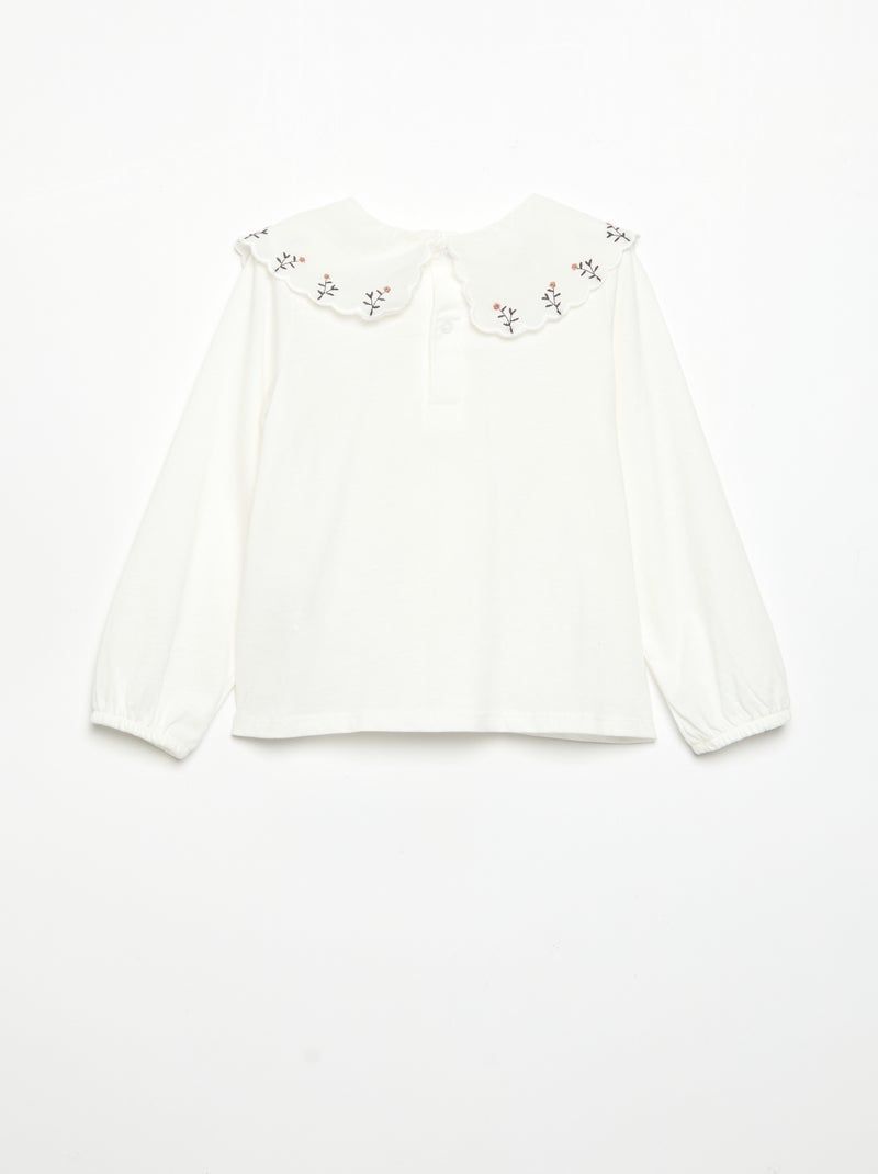 Conjunto de 3 peças - Colete + T-shirt + calças Branco - Kiabi