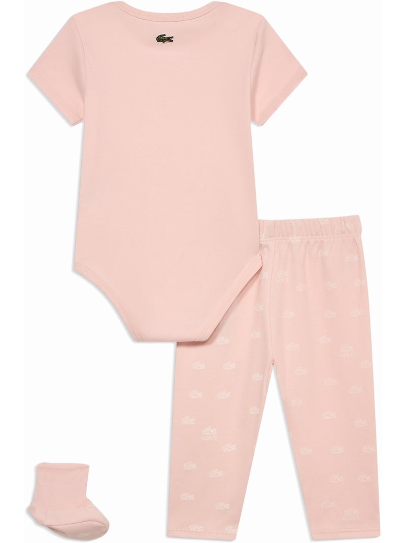 Conjunto de 3 peças - lacoste Rosa-claro - Kiabi