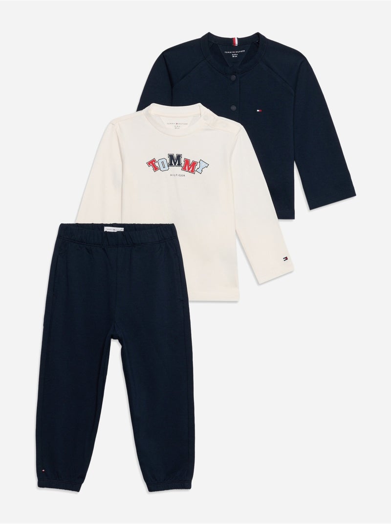 Conjunto de 3 peças - tommy hilfiger Azul - Kiabi