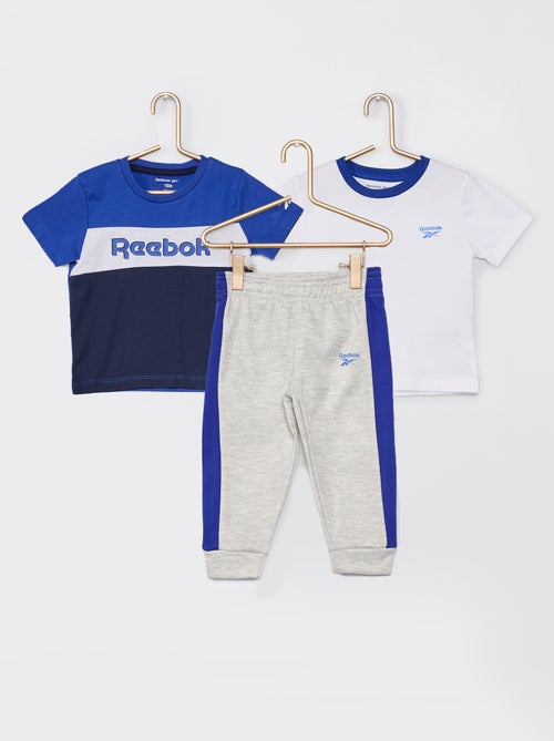 Conjunto de 3 peças calças + 2 t-shirts 'Reebok' - Kiabi