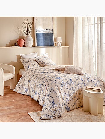 Conjunto de 3 peças de roupa de cama com estampado de inspiração japonesa: capa + fronhas