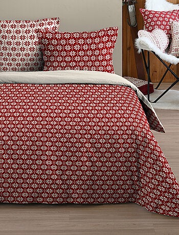Conjunto de 3 peças de roupa de cama estilo chalé em algodão