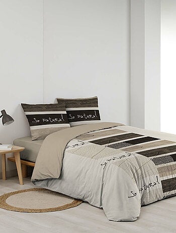 Conjunto de 3 peças de roupa de cama so natural