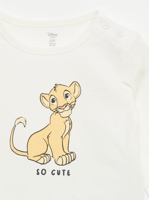 Conjunto de 3 peças 'Disney' - Camisola + calças + T-shirt de manga comprida - Kiabi