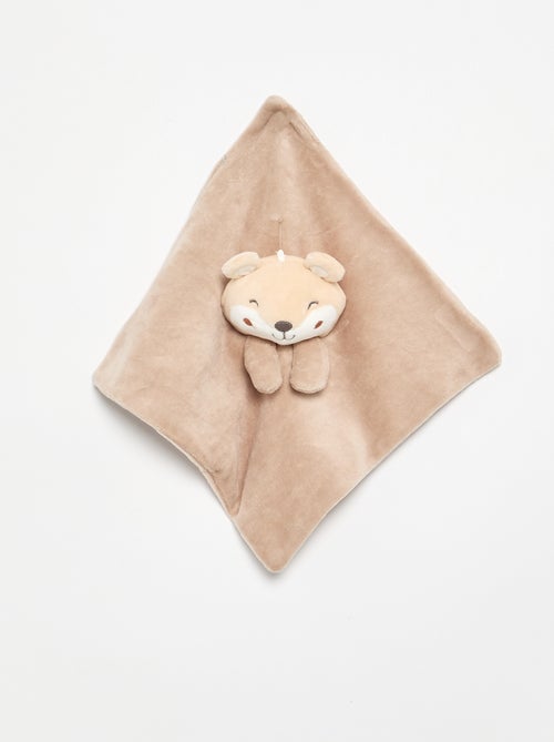 Conjunto de 3 peças 'Petit Béguin' - Body + pijama + doudou - Kiabi Conjunto de 3 peças 'Petit Béguin' - Body + pijama + doudou - Kiabi