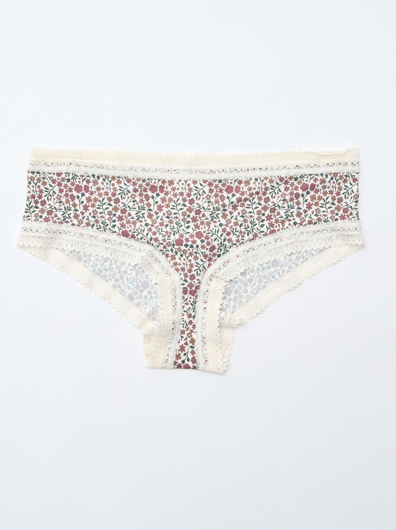 Conjunto de 3 shorties em microfibra estampada Verde - Kiabi
