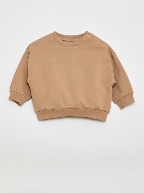 Conjunto de 3 sweatshirts lisas - Kiabi