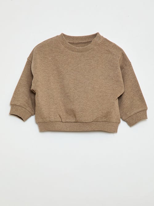 Conjunto de 3 sweatshirts lisas - Kiabi