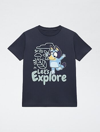Conjunto de 3 t-shirts 'Bluey' de manga curta em algodão