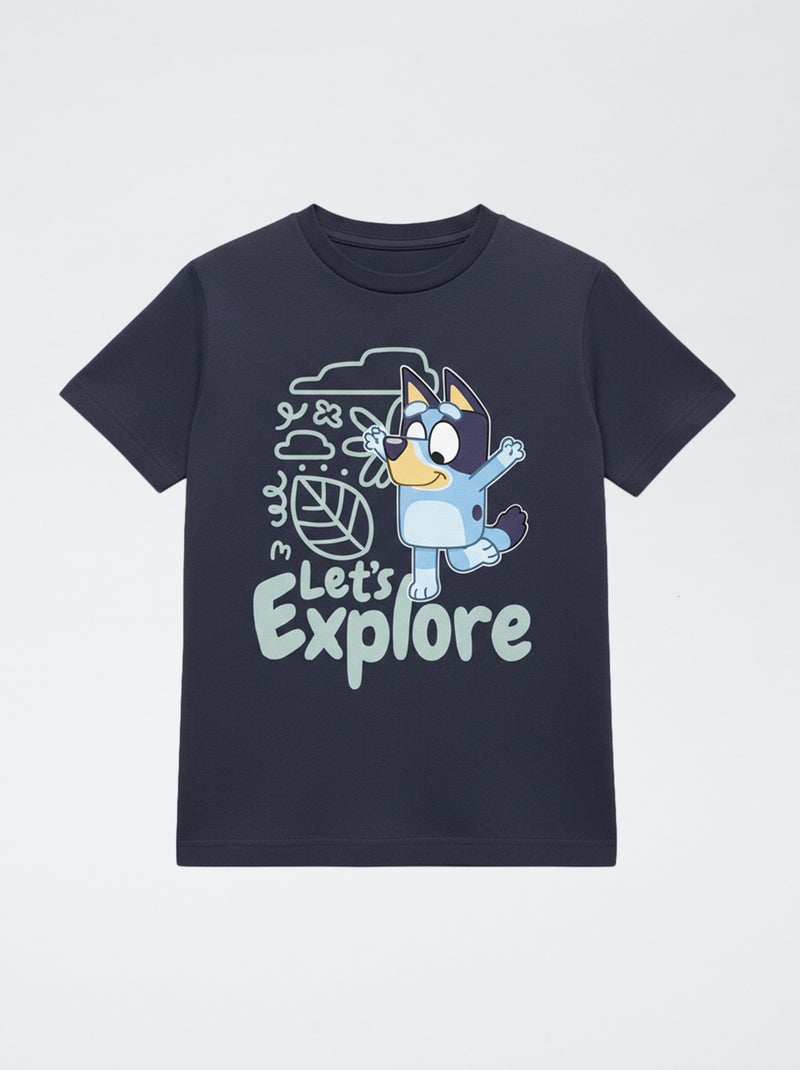 Conjunto de 3 t-shirts 'Bluey' de manga curta em algodão Branco - Kiabi