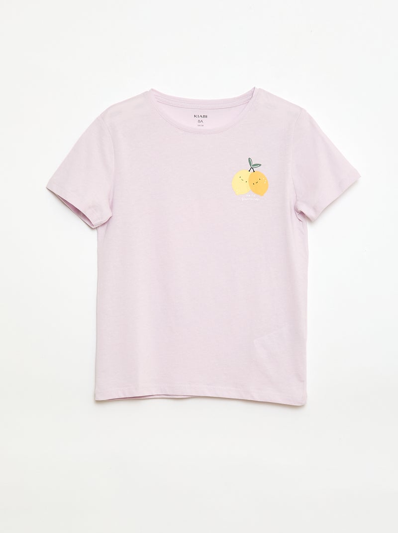 Conjunto de 3 t-shirts de manga curta Amarelo - Kiabi