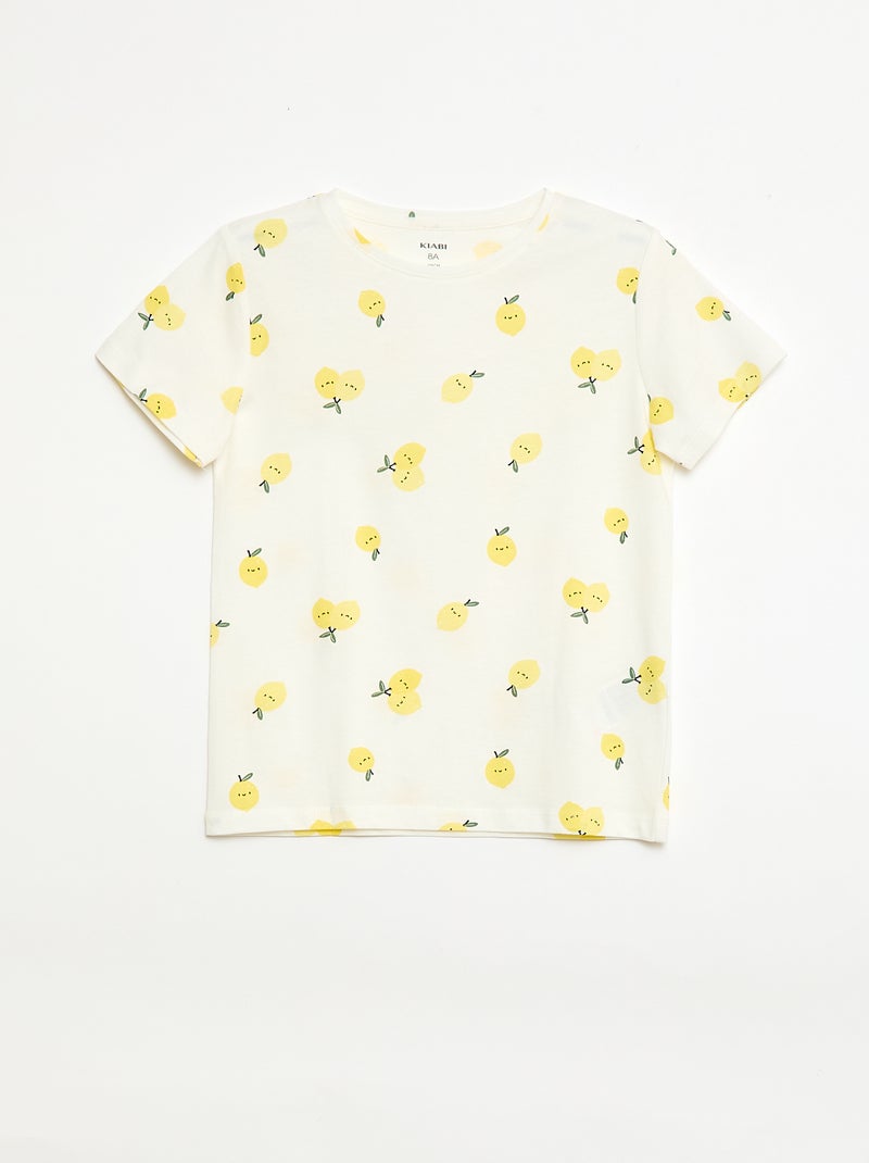 Conjunto de 3 t-shirts de manga curta Amarelo - Kiabi