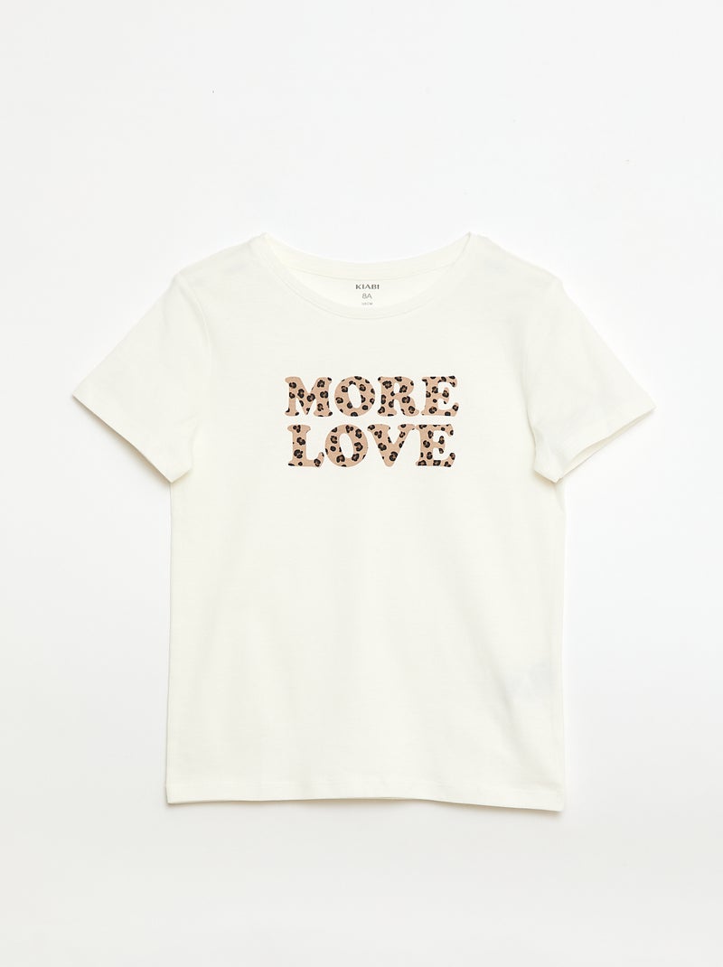 Conjunto de 3 t-shirts de manga curta Bege - Kiabi