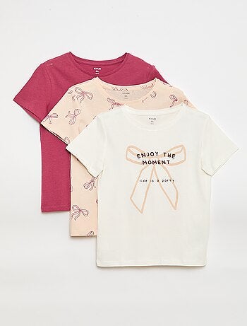 Conjunto de 3 t-shirts de manga curta