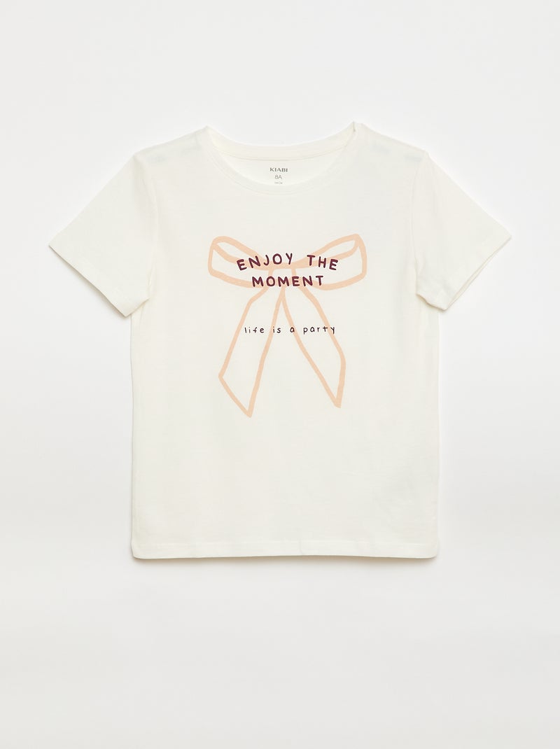 Conjunto de 3 t-shirts de manga curta Branco - Kiabi