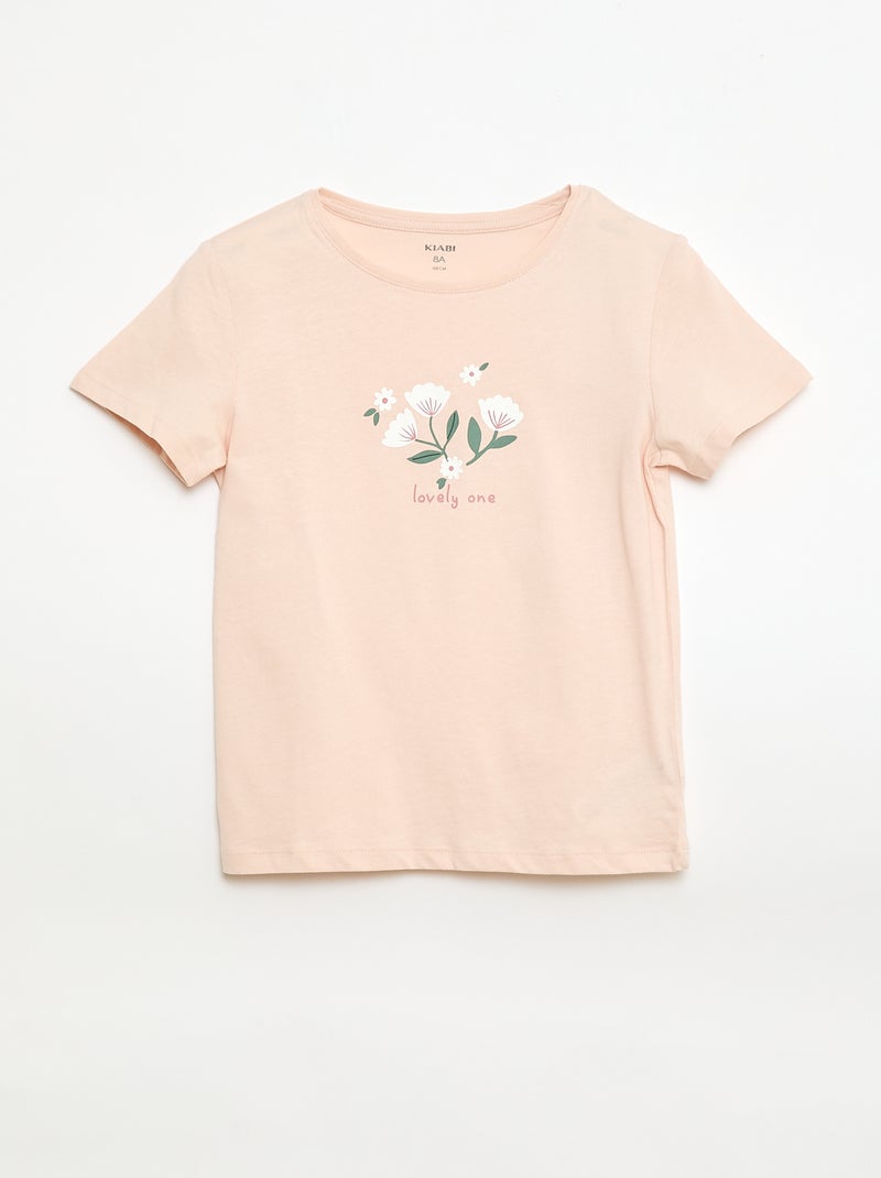 Conjunto de 3 t-shirts de manga curta Rosa - Kiabi
