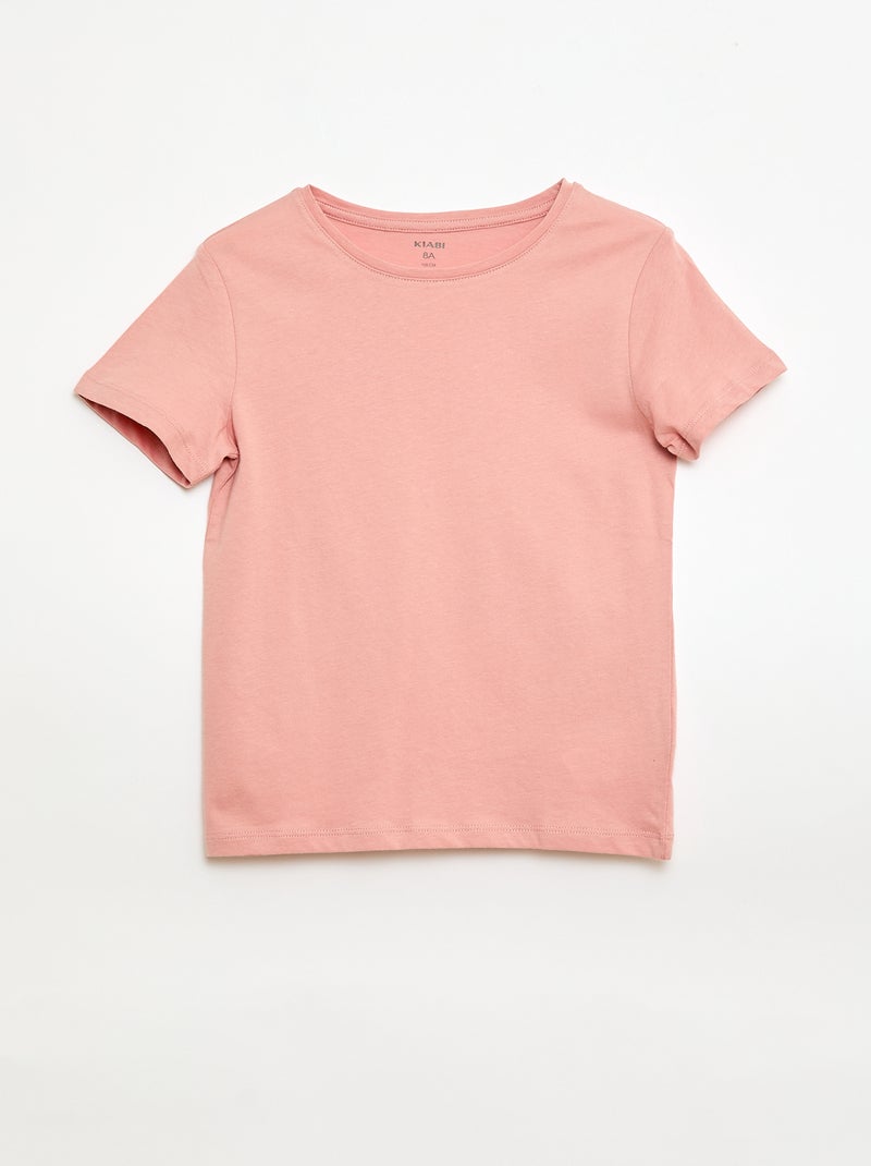 Conjunto de 3 t-shirts de manga curta Rosa - Kiabi