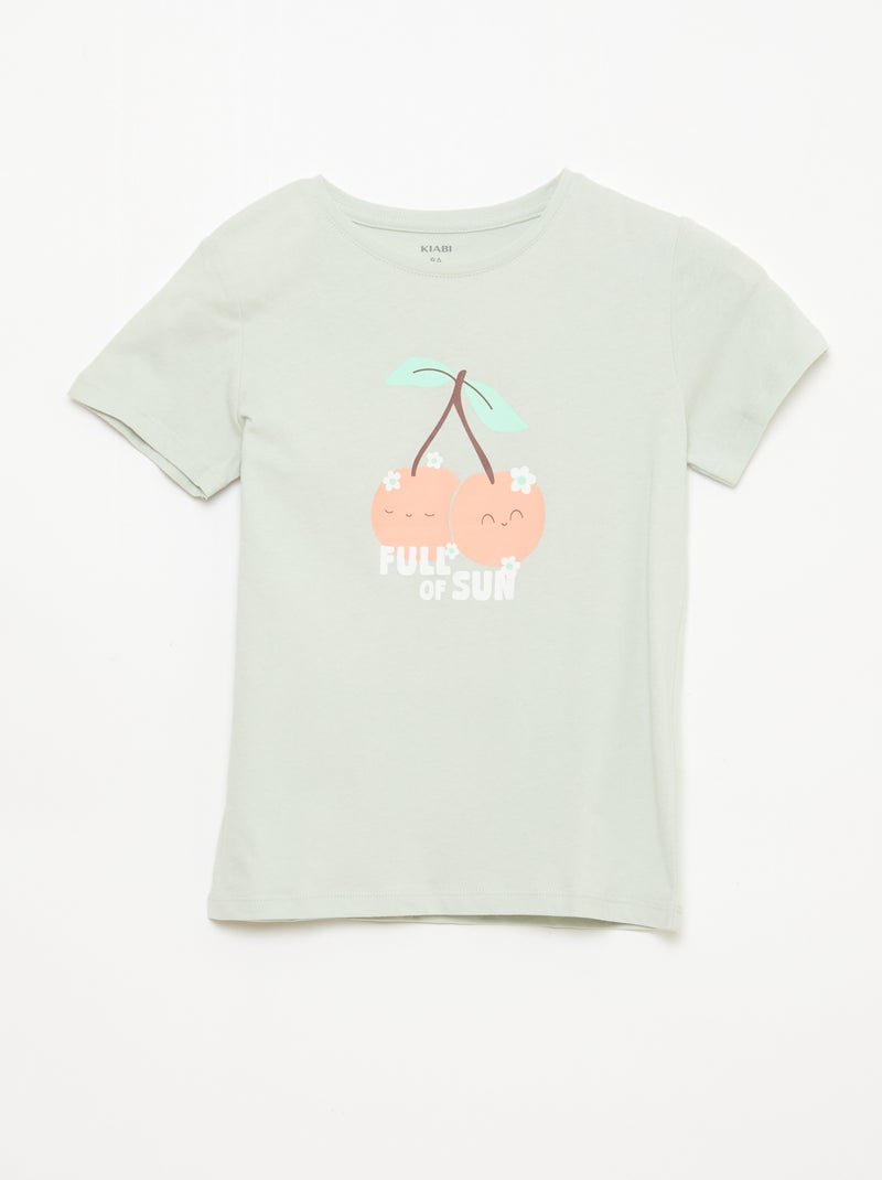 Conjunto de 3 t-shirts de manga curta Verde - Kiabi