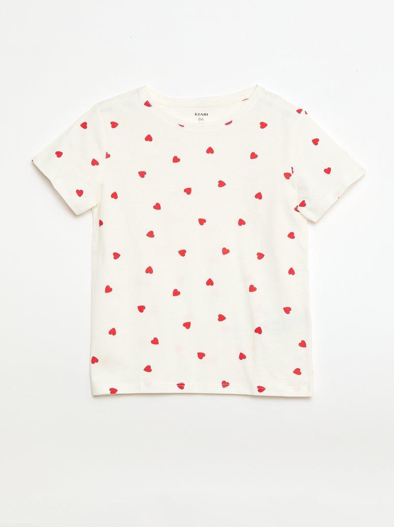 Conjunto de 3 t-shirts de manga curta Vermelho - Kiabi