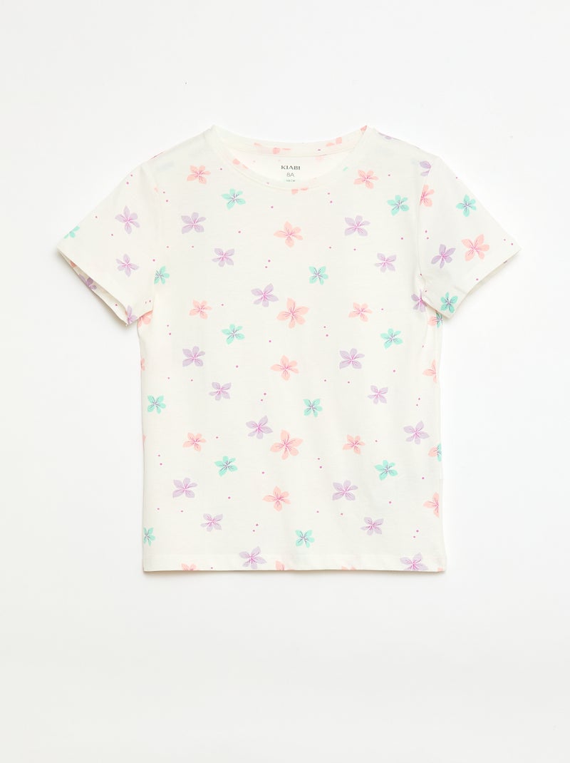 Conjunto de 3 t-shirts de manga curta Violeta - Kiabi