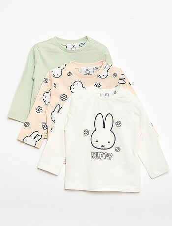 Conjunto de 3 t-shirts 'Miffy'