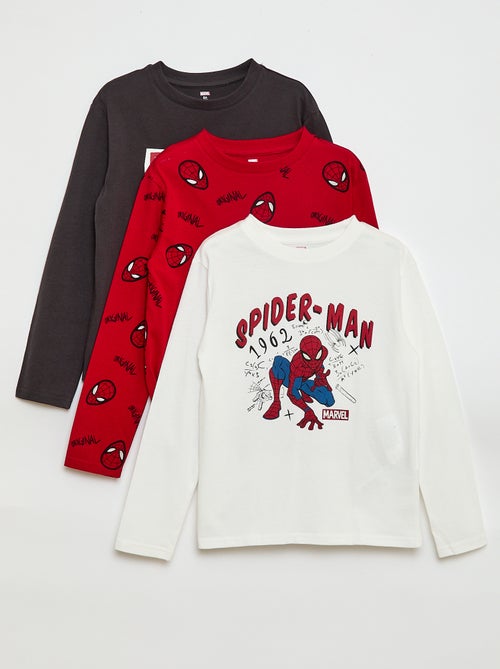 Conjunto de 3 t-shirts 'Spider-Man' 'Marvel' - Kiabi