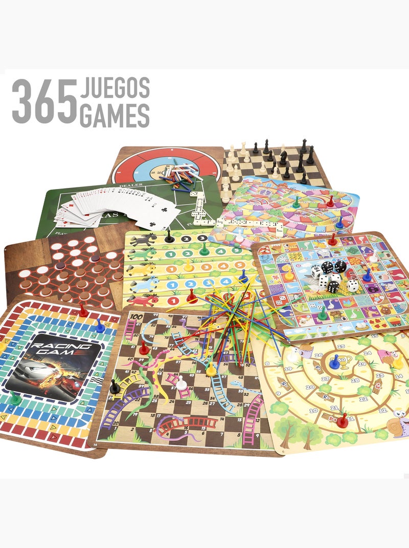 Conjunto de 365 jogos de tabuleiro com caixa de metal cb games N/D - Kiabi